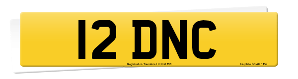 Registration number 12 DNC
